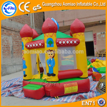 0.9mm PVC perfect design inflatable bouncy jumping castle, family theme bounce house for kids